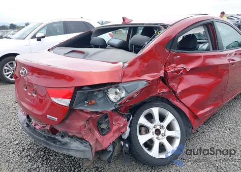 2013 Hyundai Elantra Limited из США, поврежденный, VIN KMHDH4AE3DU770540